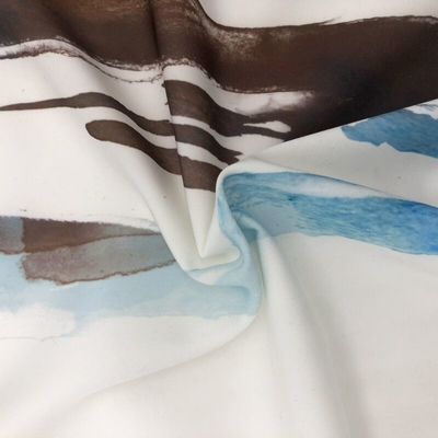 High Quality 100% Polyester Fabric 243gsm Soft and Smooth Dyed Plain Woven for Dresses