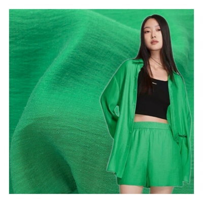 OEM ODM Custom 70%Tencel 30%Polyester Tencel-Ploy Satin 65GSM Woven Fabric
