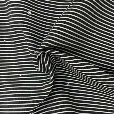 Quality 110gsm 100% Cotton Stripes T-shirts Wholesale Heavyweight Oversized Tshirt Custom Women's T Shirt