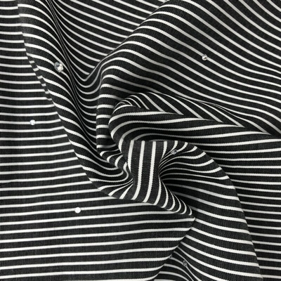 Quality 110gsm 100% Cotton Stripes T-shirts Wholesale Heavyweight Oversized Tshirt Custom Women's T Shirt