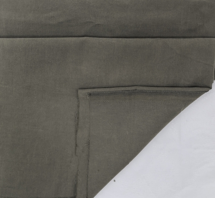 220GSM Organic Textured Workwear Fabric Natural Fiber Washed Finish for Clothing
