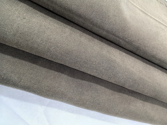 220GSM Organic Textured Workwear Fabric Natural Fiber Washed Finish for Clothing