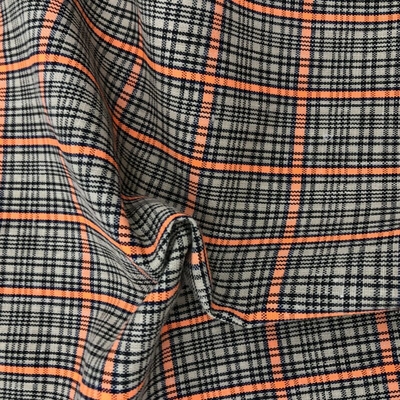 Wholesale Custom 170gsm Organic Eco-Friendly Striped Fabrics 73% Cotton 27% Linen for Girls' Dresses and Suits