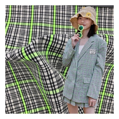 Wholesale Custom 170gsm Organic Eco-Friendly Striped Fabrics 73% Cotton 27% Linen for Girls' Dresses and Suits