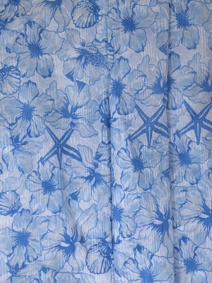 Hot Selling Lightweight Soft Breathable Salt Shrinkage Textile for Trendy Flowy Dress