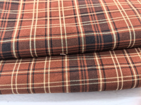 190GSM Terylene 70% Rayon 28% Spandex 2% Checkered Woven Fabric for Dresses and Coats