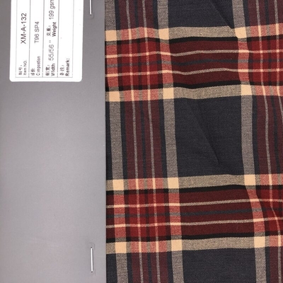 Wholesale Fashion 199gsm Textile Fabric 96% Polyester 4% Rayon Fabric for Skirt