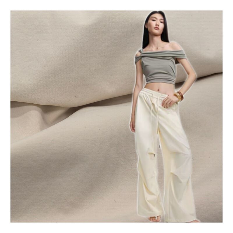 94% Nylon 6 6% Spandex Woven 4-Way Stretch Biodegradable Waterproof Organza Fabric for Dress & Trouser Material Sweat Pants