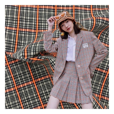 Wholesale Custom 170gsm Organic Eco-Friendly Striped Fabrics 73% Cotton 27% Linen for Girls' Dresses and Suits